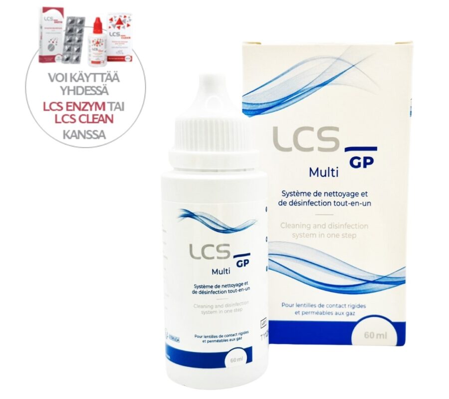 LCS GP MULTI 60ML<br>piilolinssineste koville RGP -linsseille